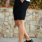 Men's Solid Color Chino Short - Black