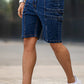 Men's Stretch Denim Short - Dark Blue