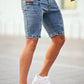Men's Stretch Denim Short - Blue