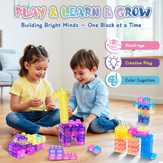 🔥Free Shipping & 50% OFF🔥Jelly Block - 40 PCS Sensory Soft Building Blocks