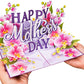 🔥Happy Mothers Day Orchids Pop Up Card - 5" x 7"
