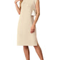 🔥Summer Sale 49% OFF💥Women Round Neck Loose Split Wrinkle-Free Midi Dress with Pockets