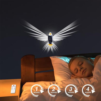 🔥Free Shipping & 50% OFF🔥🦉Eagle-Shaped Wall Lamp | LED Magnetic Night Light | Cool Room Decor💡