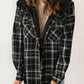 ☘️50% OFF🔥Women's Fall Thickened Flannel Long Sleeve Plaid Jacket Coat with Hood