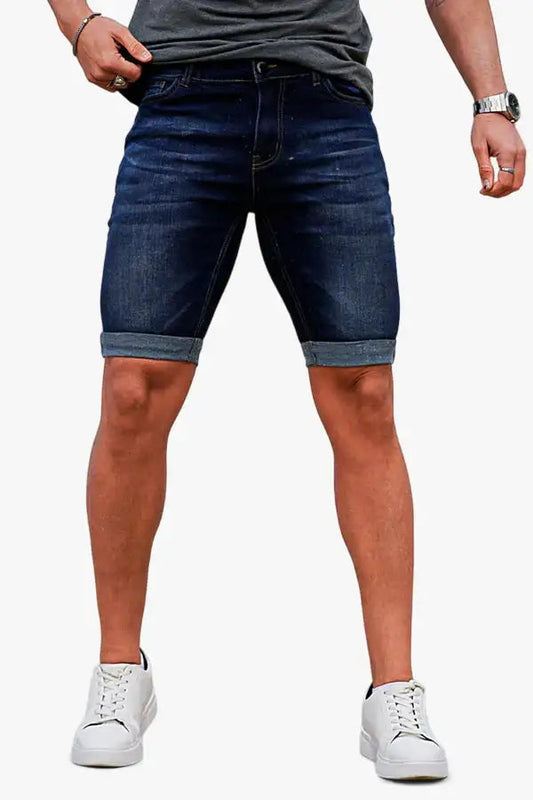 Men's Denim Short - Dark Blue