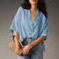 🎁Hot Sale 50% OFF⏳Women's Summer Fashion Casual Loose Solid Colour Shirt