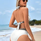 🔥Last Day Promotion 56% OFF🔥Sexy V-neck Women's Holiday Swimsuit With Wavy Pattern