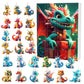 🎅Xmas Sale 49% OFF💥2024 Christmas Countdown Calendar 2D Dragon Baby Dolls