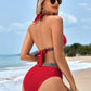 🔥Last Day Promotion 56% OFF🔥Sexy V-neck Women's Holiday Swimsuit With Wavy Pattern