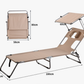 🔥Free Shipping & 50% OFF🔥Beach sun lounger