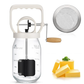 🔥Free Shipping & 50% OFF🔥Classical Butter Churner, 1.5L Glass Jar with Hand Crank, Creates Fresh Homemade Butter within 15 Minutes