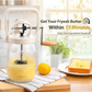 🔥Free Shipping & 50% OFF🔥Classical Butter Churner, 1.5L Glass Jar with Hand Crank, Creates Fresh Homemade Butter within 15 Minutes