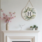 🎁Last Day Promotion 49% OFF🔥Smile Monogram Letter H Wreaths Wooden Welcome Sign, Family Last Name Initial Front Door Wall Decoration, Floral Spring Summer Porch Rustic Home Kitchen Decor