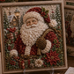 🎁 3D Christmas Fabric Poke Art Kit🎄 Handmade Fabric Poke Art Kit🎅 Vintage Holiday Handmade Decoration, DIY Christmas Craft Kit for Adults & Beginner