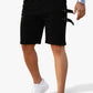 Men's Denim Short - Black And Webbing