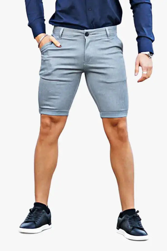 Men's Grey Chino Short