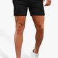 Mens Stretch Black Chino Short