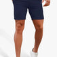Mens Navy Blue Stretch Chino Short