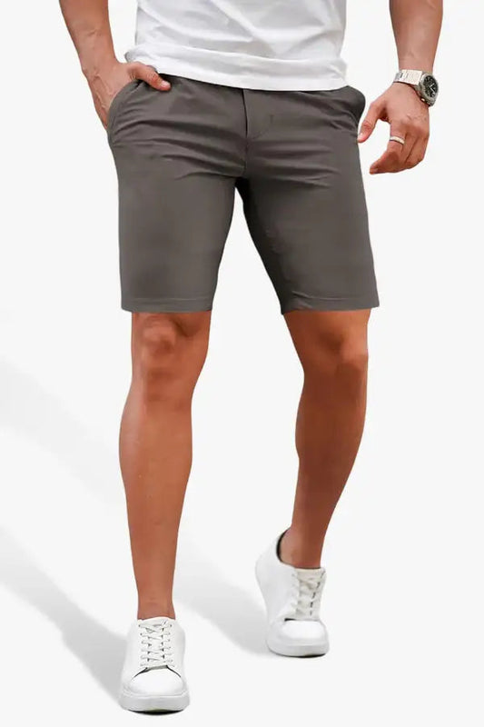 Mens Tailored Chino Short - Dark Grey