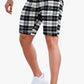 Men's Checkered Short - Black And White