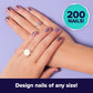 ⏰️Last Day For Free Shipping⌛️Cool Maker, GO Glam Studio Nail Kit, Style 200 Nails, 4 Designs, 2 Polish Applicators & Mask , Arts and Crafts for Ages 7 and up