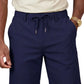 Men's Casual Drawstring Shorts - Navy