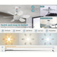 🏆LAST DAY SALE 49% OFF🔥SmartBreez™ 40W LED Ceiling Fan Light – 20.5” Ultra-Quiet with Remote 🎯 | E27 + FREE B22 Adapter 🔌 | For Bedroom 😴, Kitchen 👩‍🍳 & Garage 🛠️ – UK Ready! 🇬🇧