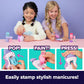 ⏰️Last Day For Free Shipping⌛️Cool Maker, GO Glam Studio Nail Kit, Style 200 Nails, 4 Designs, 2 Polish Applicators & Mask , Arts and Crafts for Ages 7 and up