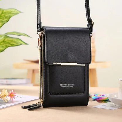 📱 Simple and elegant women's touchscreen crossbody phone wallet(📦 Free Shipping)