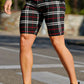 Men's Chino Short With Plaid