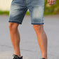 Men's Stretch Denim Shorts - Gradient Blue
