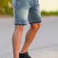Men's Stretch Denim Shorts - Gradient Blue