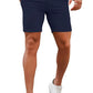 Mens Navy Blue Stretch Chino Short