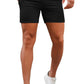 Mens Stretch Black Chino Short