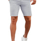 Mens Grey Tailored Chino Short