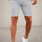 Mens Grey Tailored Chino Short