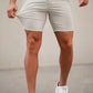Mens  Ash Grey Stretch Chino Short