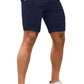 Mens Navy Blue Stretch Chino Short