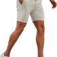 Mens  Ash Grey Stretch Chino Short