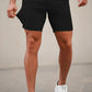Mens Black Stretch Chino Short