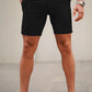 Mens Black Stretch Chino Short