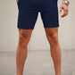 Mens Navy Blue Stretch Chino Short