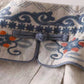 Vintage Ethnic Embroidered Waist Wide Leg Pants