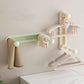 Wall-mounted Extendable Clothes Rack Storage Shelf