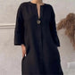 49% OFF👗Casual Breathable V-Neck Cotton Linen Dress