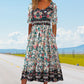 🌷Spring Hot Sale 49% OFF🍃🔥Women’s Elegant Bohemian Print Dress