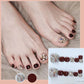 💅✨14 Sheets Square Press on Diamond Toenails