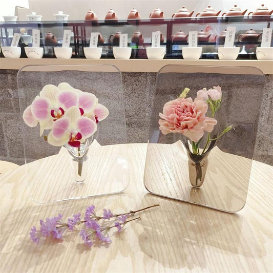 🌹🖼️Photo Frame Shaped Clear  Flower Vase🖼️