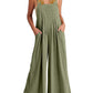 Plus Size Wide Leg Overalls Jumpsuit