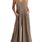Plus Size Wide Leg Overalls Jumpsuit